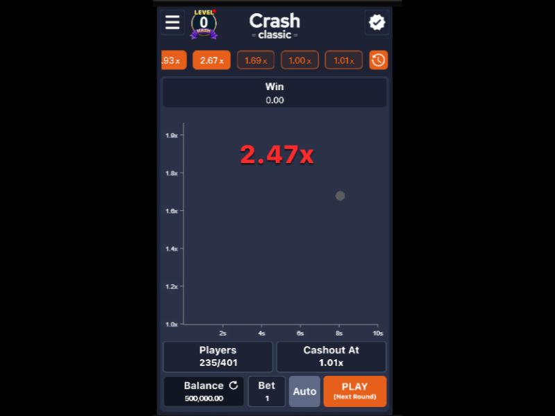 Speel het spel Crash Classic voor geld