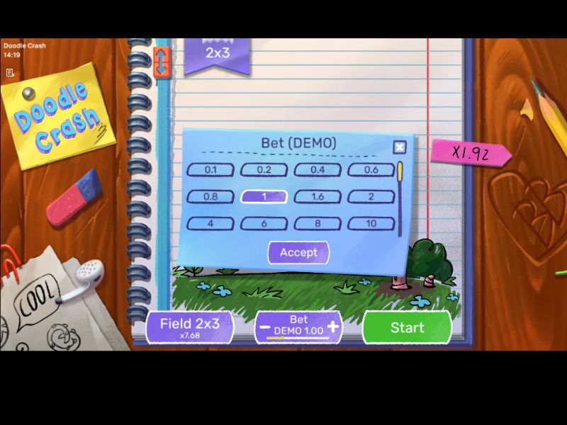 Играть бесплатно в Doodle Crash