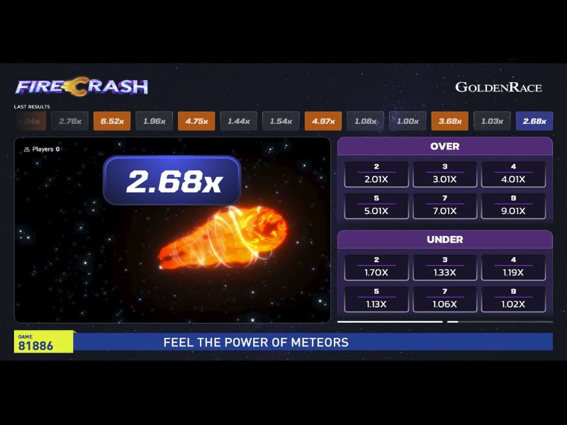 Играть бесплатно и на деньги в Fire Crash