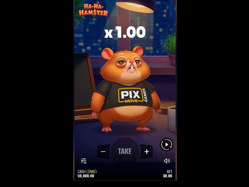 Enredo e atmosfera do jogo Ha-Ha-Hamster