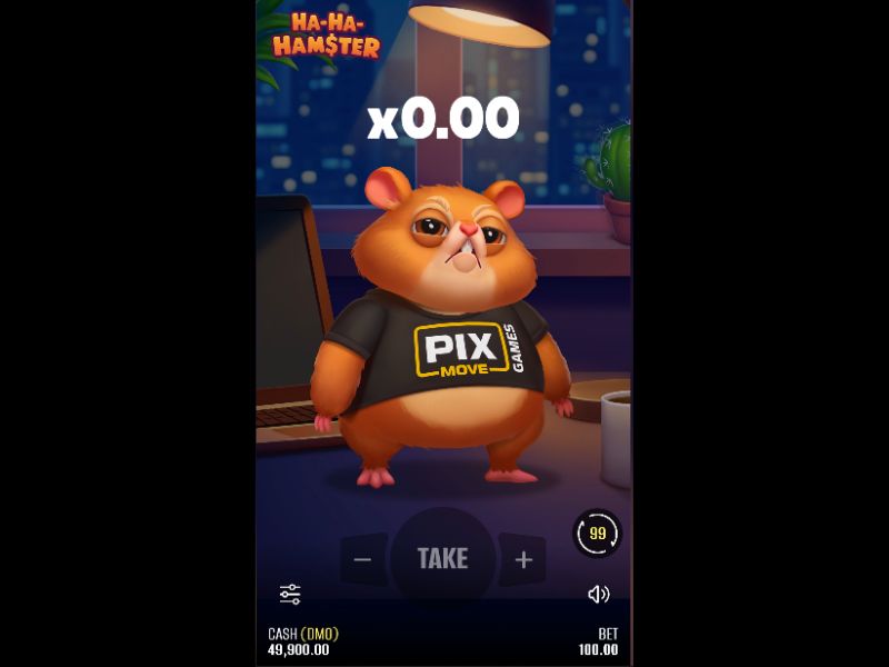 Jogar o jogo Ha-Ha-Hamster crash a dinheiro