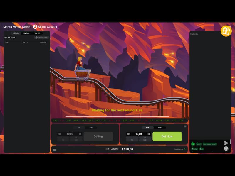 Waar kun je Marys Mijnbouw Mania spelen?