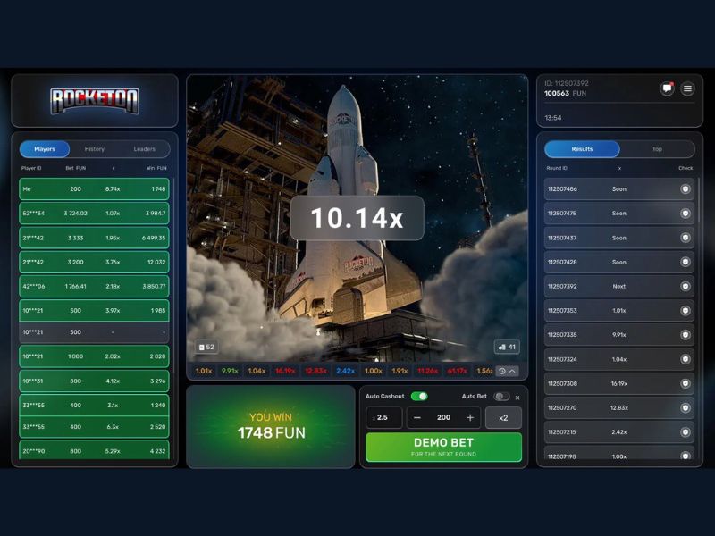 Играть на деньги в краш игру Rocketon