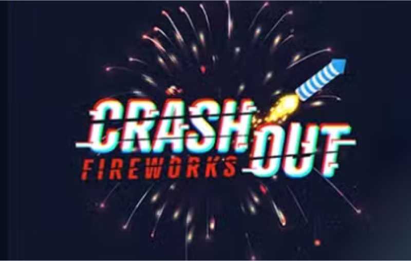 Crash Out Fireworks is an online casino cash game