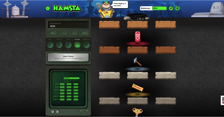 Strategies and tactics for playing Hamsta