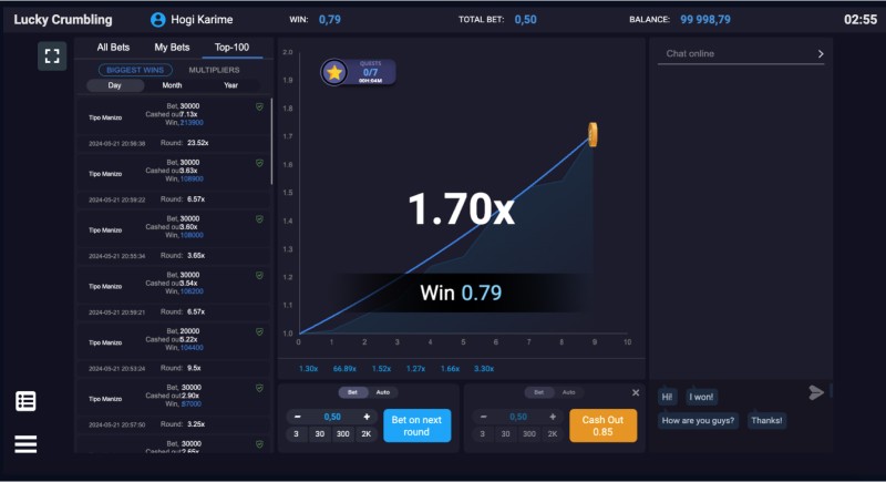 Strategies and tactics for playing Lucky Crumbling