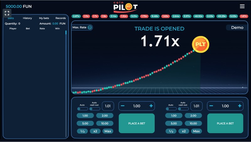 Pilot Coin Game Plot