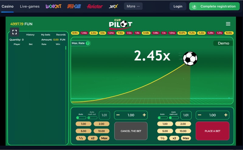 Strategies and tactics in CupPilot game