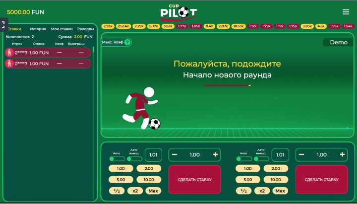 Особенности Cup Pilot