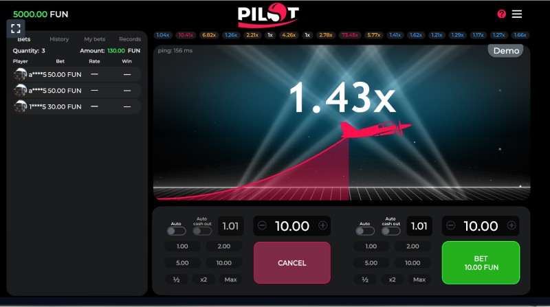 Pilot game plot