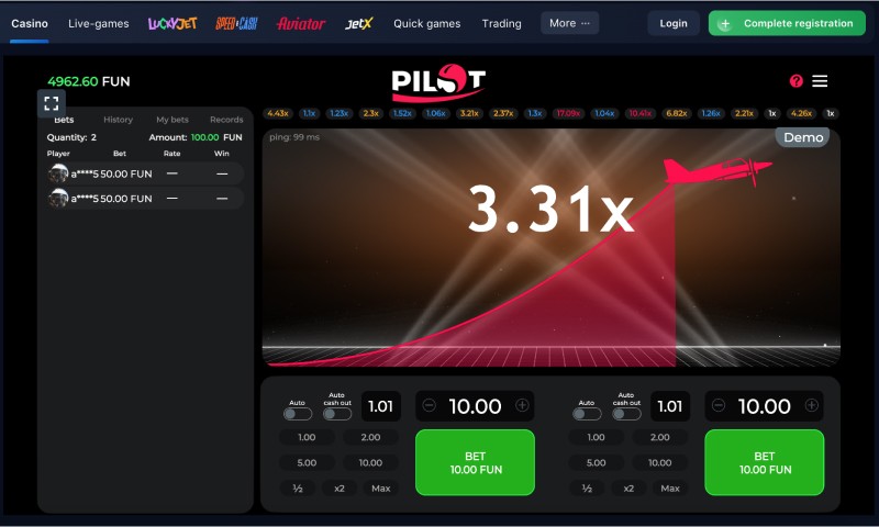 Strategies and tactics for playing Pilot