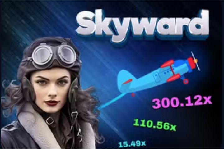 Play Skyward crash game for money at online casino