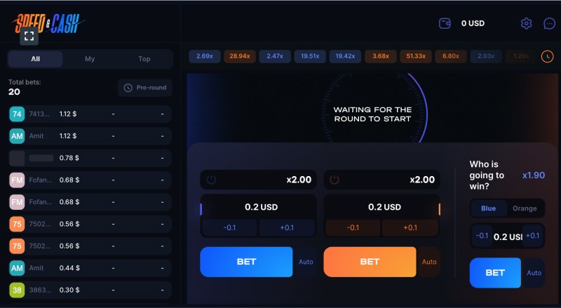 Speed and Cash Game Plot