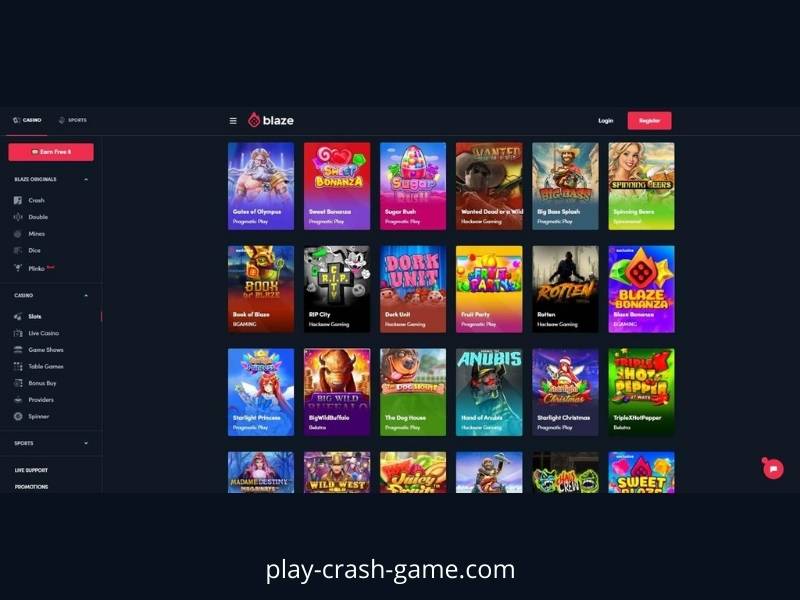 Informações sobre o Blaze Casino