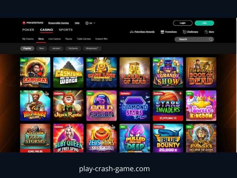 Play online crash games at Pokerstars Casino Play online crash games at Pokerstars Casino